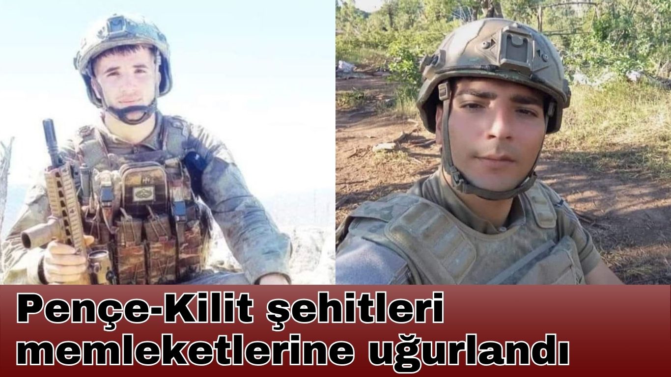 Pençe-Kilit şehitleri memleketlerine uğurlandı