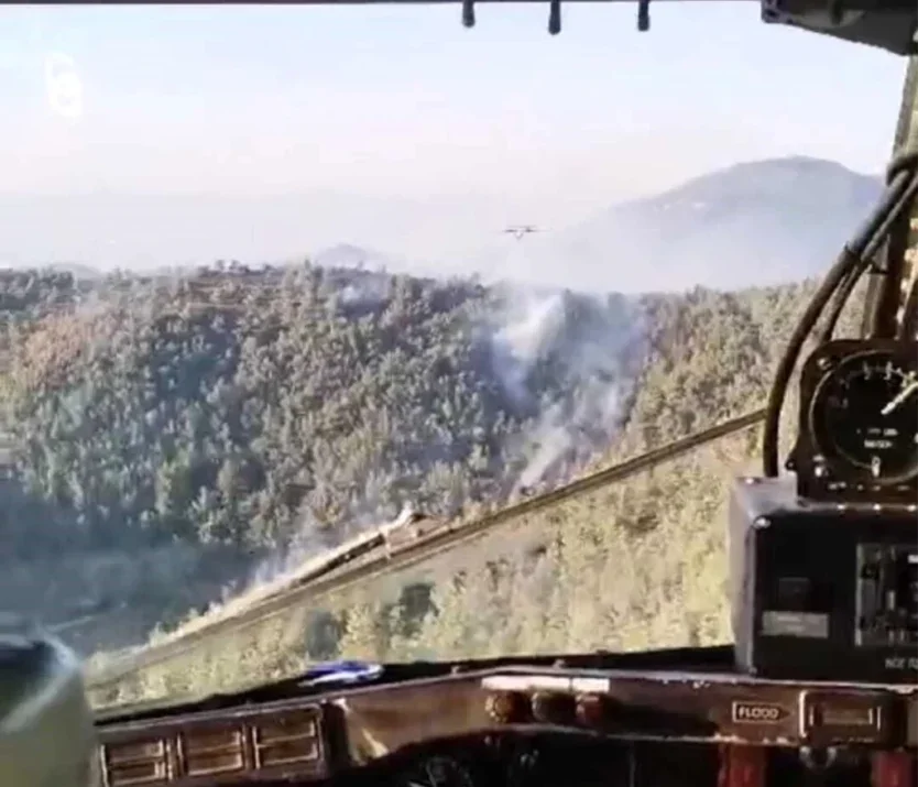 İzmir’deki Orman Yangınlarına Müdahale Devam Ediyor