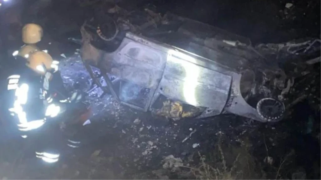 Konya’da Feci Kaza! Otomobildeki 4 Kişi Yanarak Hayatını Kaybetti