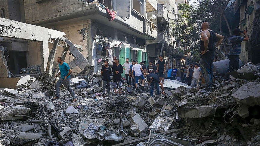 İsrail ordusunun Gazze'ye düzenlediği