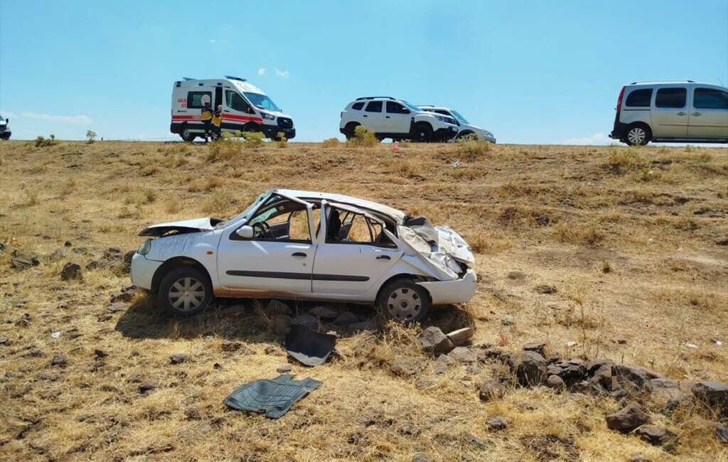 Şanlıurfa'nın Siverek ilçesinde şarampole