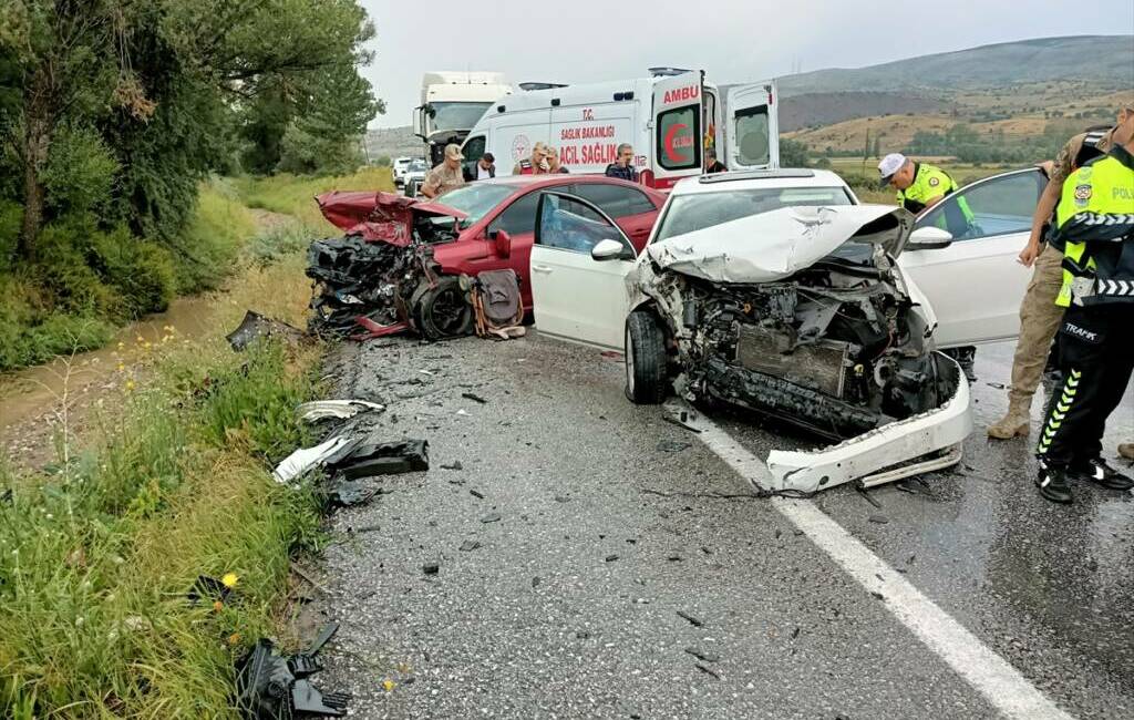 Erzincan'da meydana gelen trafik