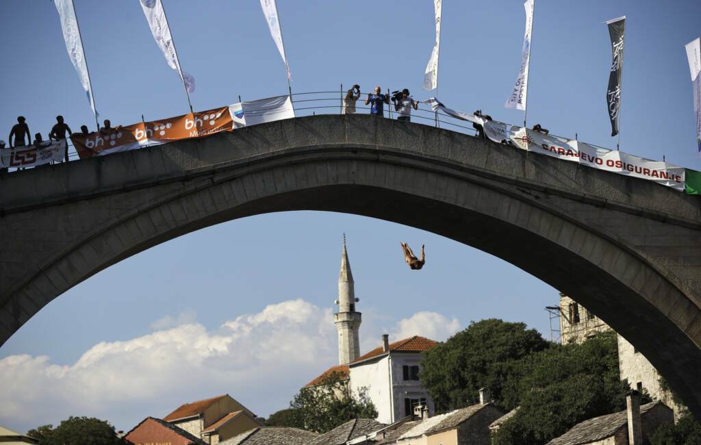 Bosna Hersek'in güneyindeki Mostar