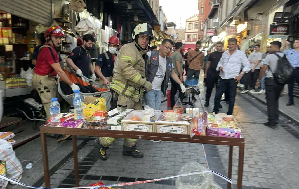 İstanbul'un Fatih ilçesinde bir