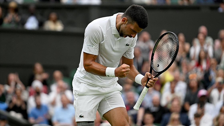 Djokovic, Wimbledon’da çeyrek finalde