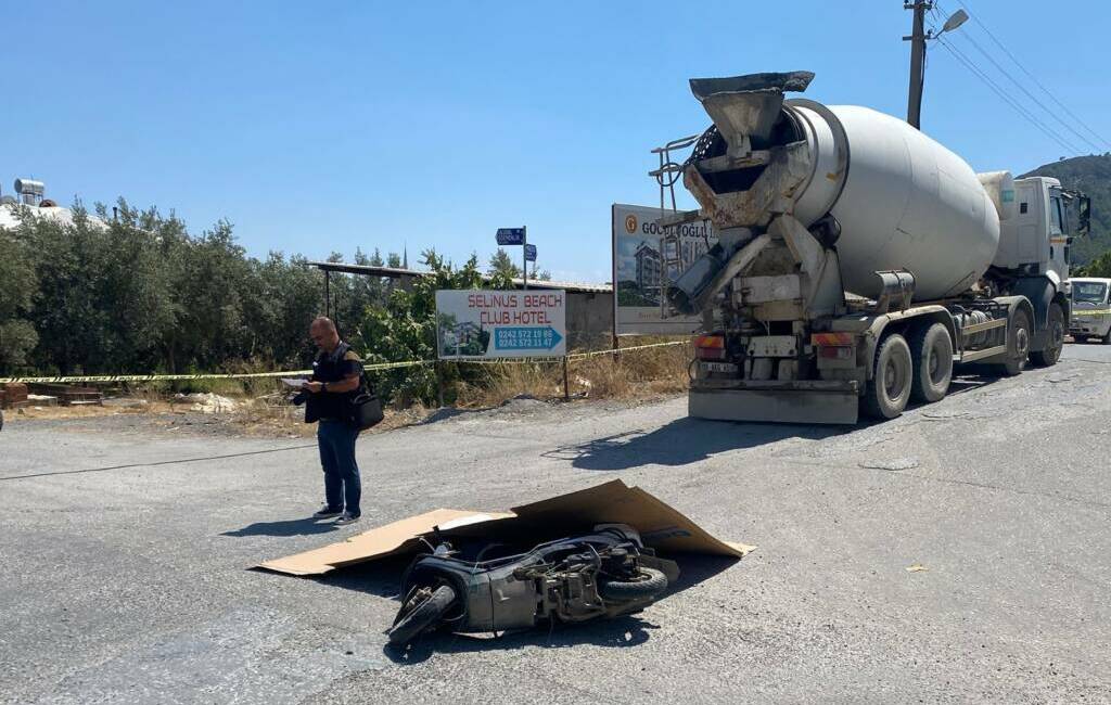  Antalya'nın Gazipaşa ilçesinde beton