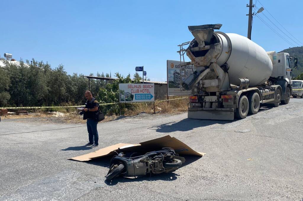 Beton mikseri ölüm saçtı..!