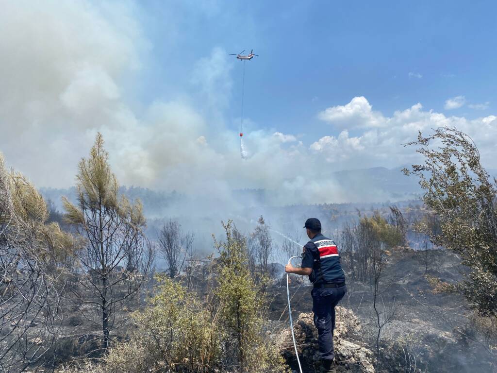 Antalya’da orman yangını: Müdahale ediliyor!