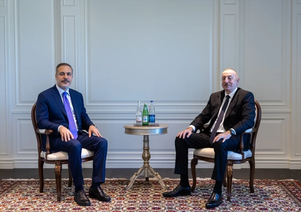 Azerbaycan Cumhurbaşkanı İlham Aliyev, Dışişleri Bakanı Hakan Fidan’ı Kabul Etti