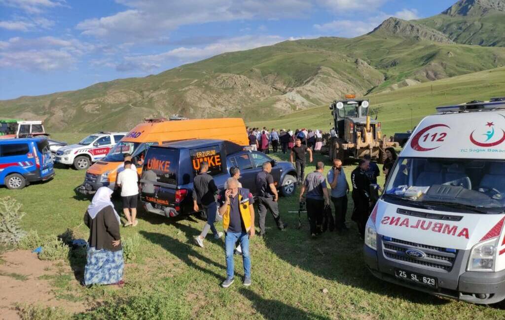 Erzurum'un Horasan ilçesinde serinlemek