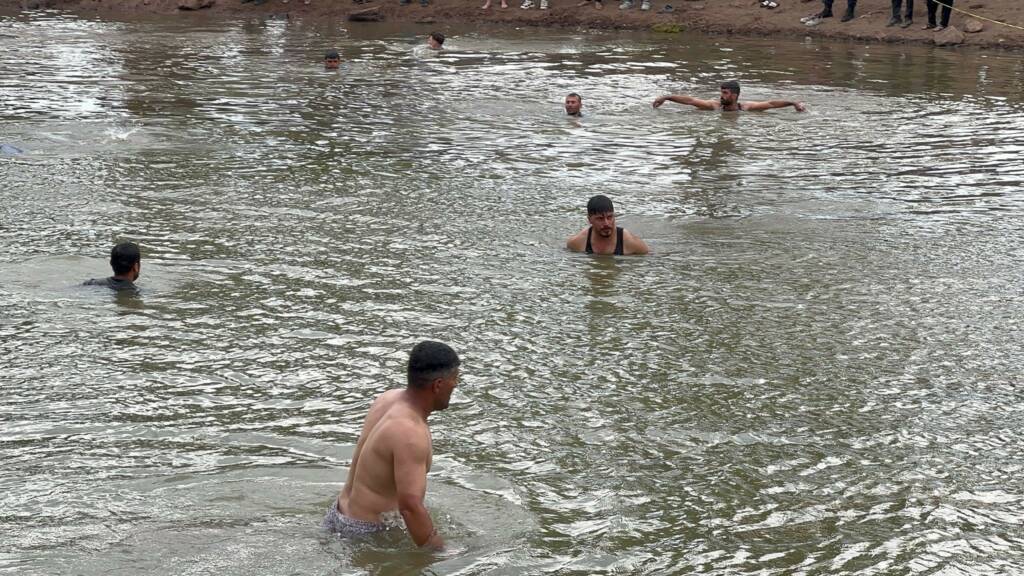 Gaziantep’te gölete giren 2'si