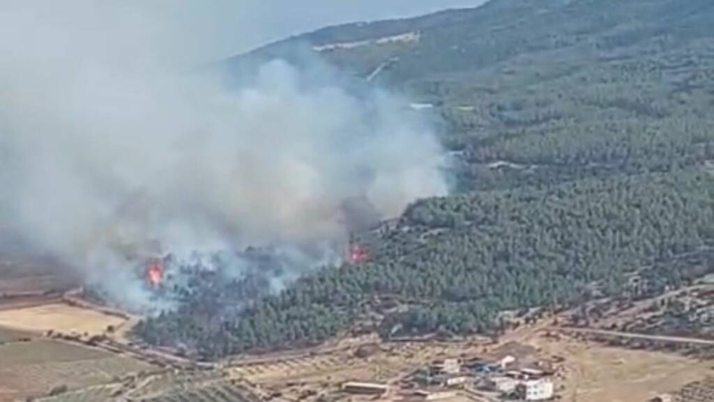 Manisa’da yangın: Ekipler müdahale ediyor!