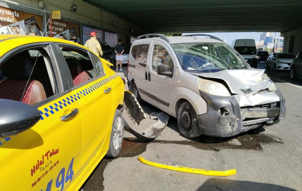 Pendik'te kontrolden çıkan bir