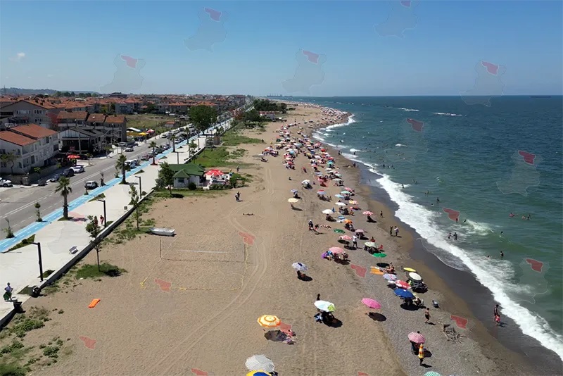 Sakarya'nın Karadeniz kıyısındaki Karasu,