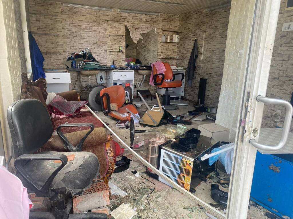 Kayseri’deki olayların ardından hasar gün ağarınca ortaya çıktı