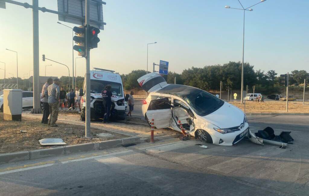 Çanakkale'nin Ayvacık ilçesinde, hasta