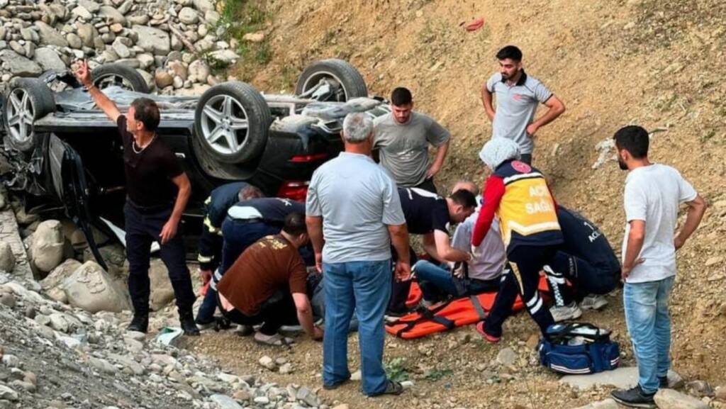 Sinop’ta 3 metre yükseklikten