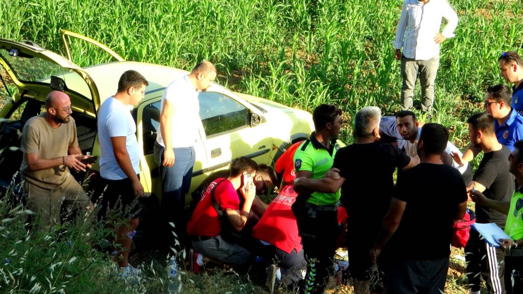 Muğla'nın Menteşe ilçesinde otomobilin