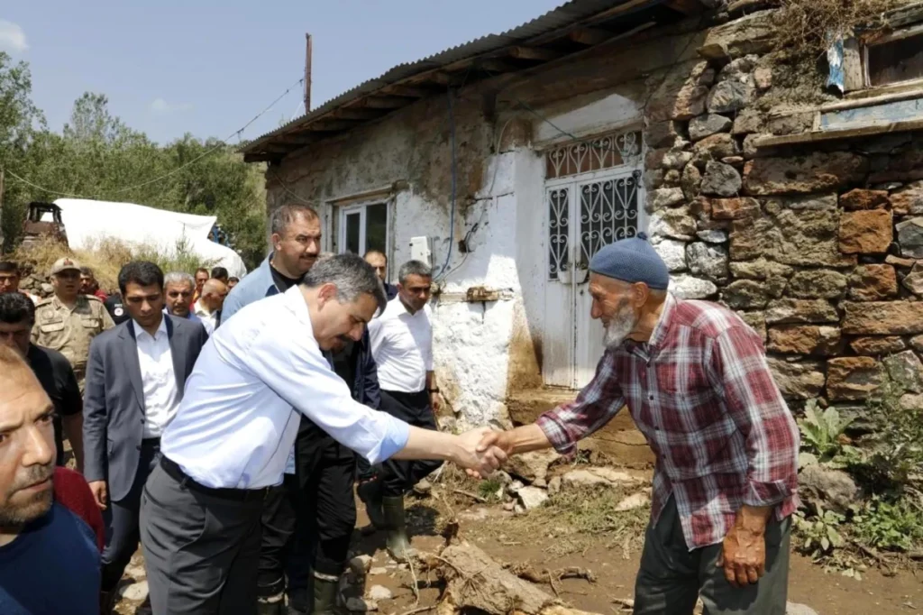 Erzurum’un Pasinler İlçesinde Sel Felaketi