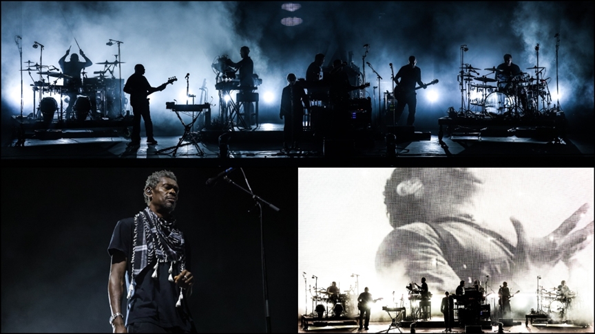 İngiliz Müzik Grubu Massive Attack, İstanbul’da Konser Verdi