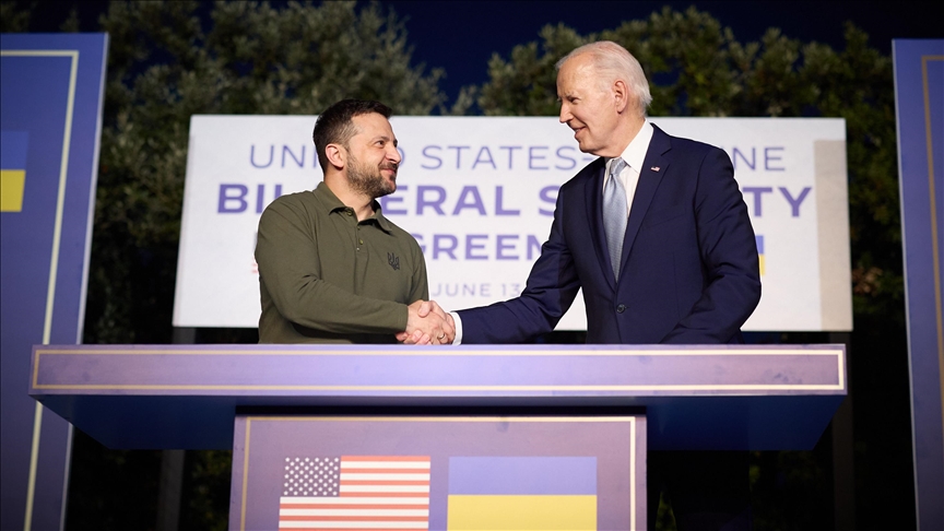 Zelenskiy’den, ABD Başkanı Biden’a Teşekkür Mesajı