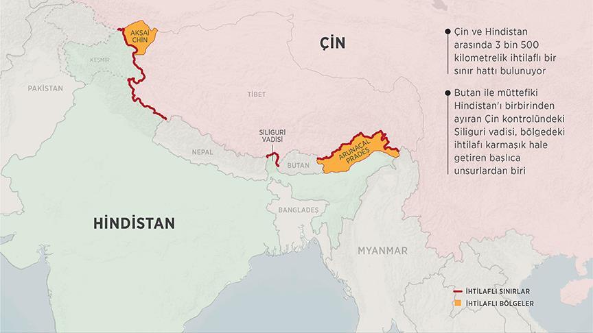 Hindistan, Çin ile Sınır Bölgelerinde Sorunların Erken Çözülmesini Umuyor