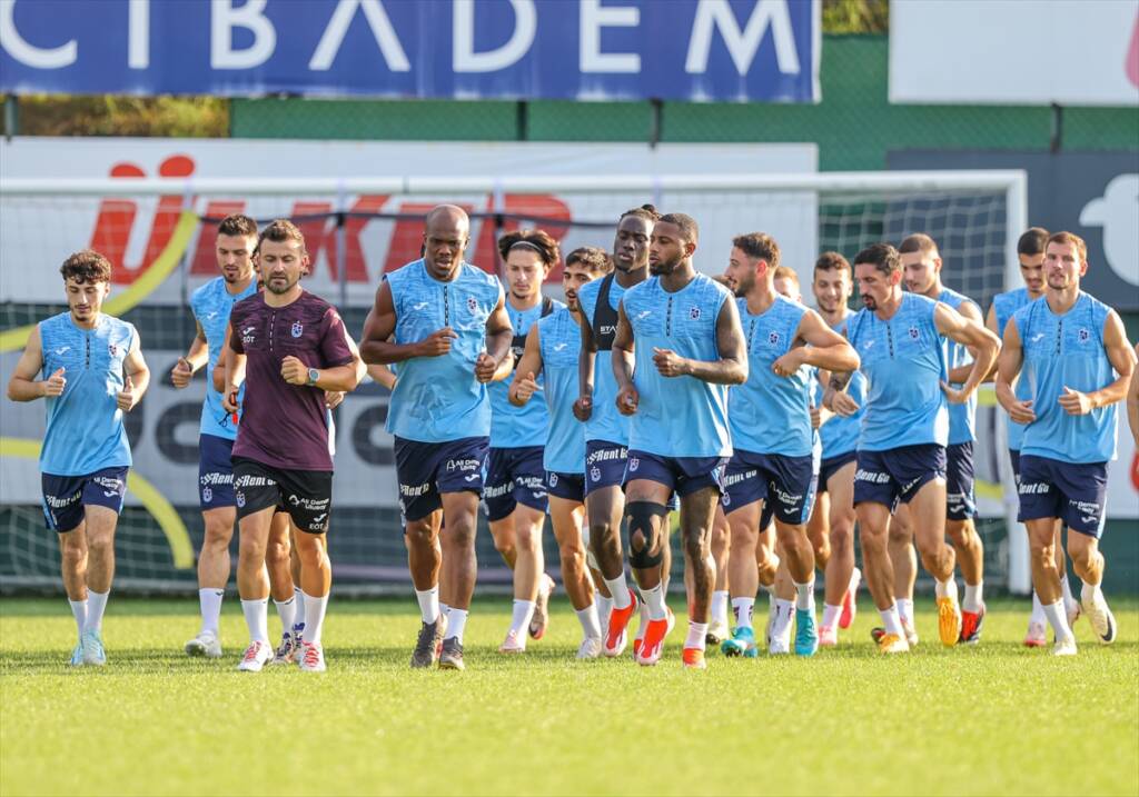 Trabzonspor, Rapid Wien maçının hazırlıklarına devam etti