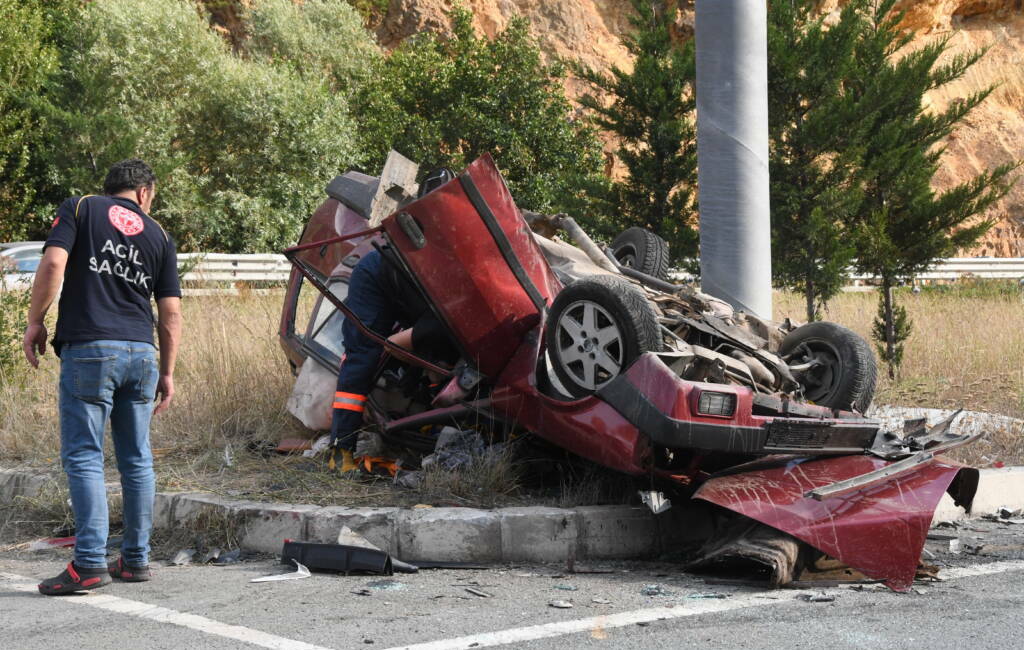 Gümüşhane'de meydana gelen trafik