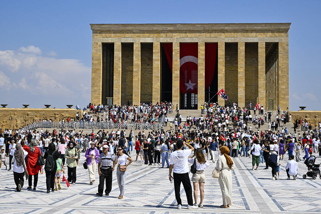 Anıtkabir’de 30 Ağustos Zafer Bayramı Yoğunluğu