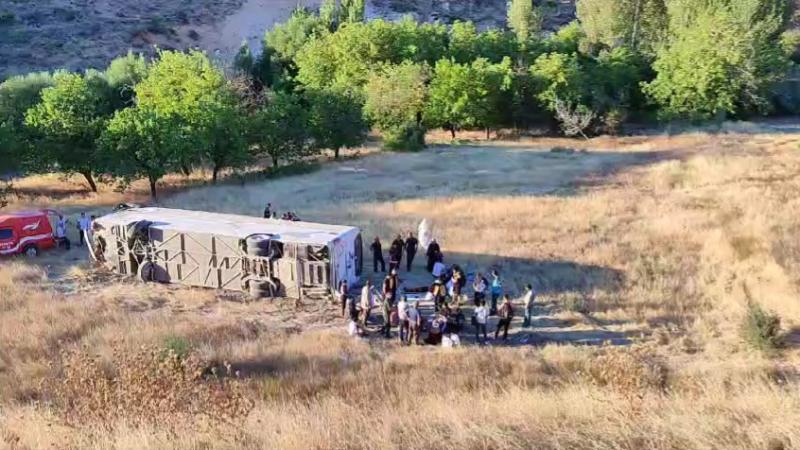 Malatya'nın Akçadağ ilçesinde yolcu