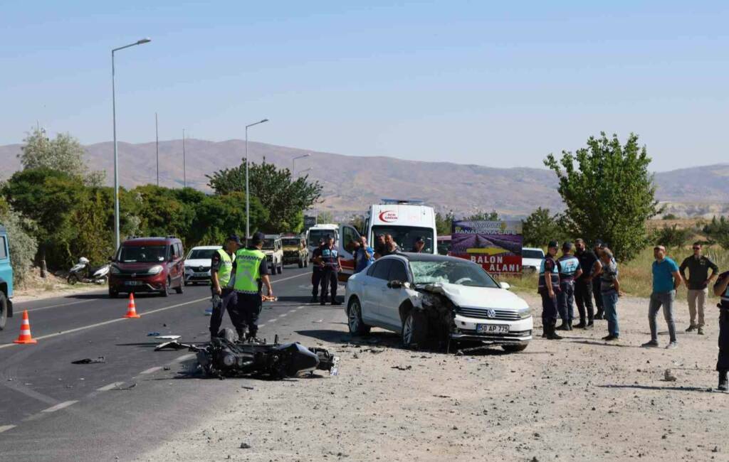 Nevşehir’de meydana gelen trafik