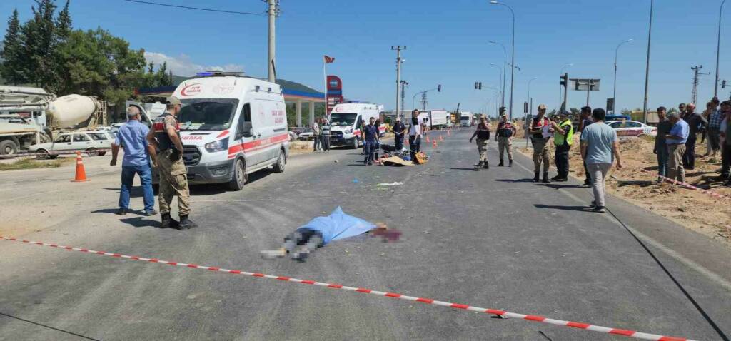 Hatay’ın Hassa ilçesinde, kamyonet