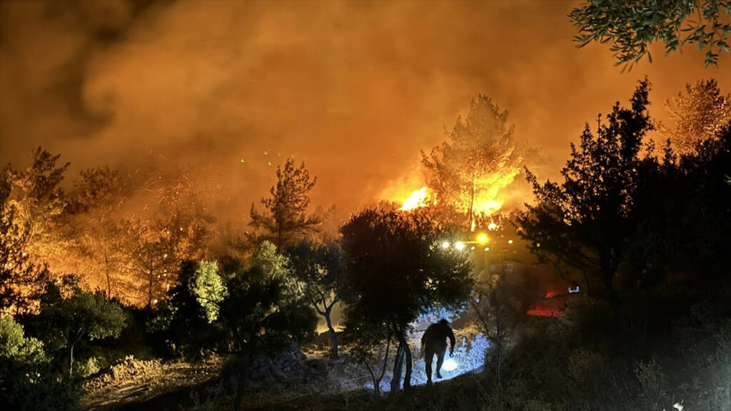 Muğla’daki yangınlar kısmen kontrol altında!